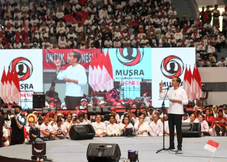 Jokowi Hadiri Puncak Acara Musyawarah Rakyat di Istora