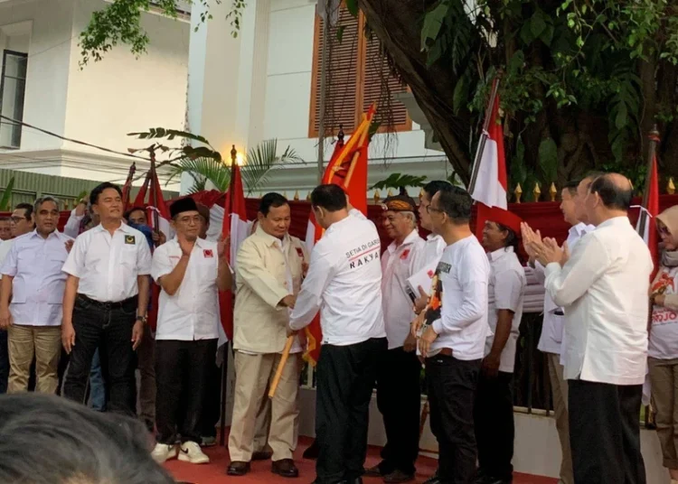 Prabowo Terima Dukungan Sebagai Bacapres dari Relawan Projo
