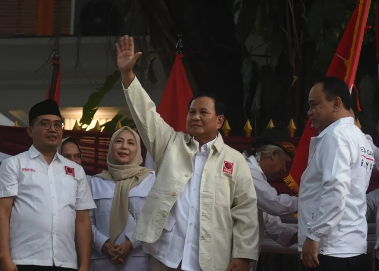 Prabowo Terima Dukungan Sebagai Bacapres dari Relawan Projo
