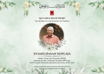 Kabar Duka: Bapak Syamsi Hasan Sengaja, Pendiri dan Penasehat PROJO, Wafat