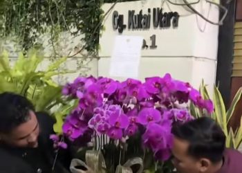 Tradisi Hangat, Presiden Prabowo Kirim Anggrek Ungu Spesial untuk HUT ke-65 Jokowi