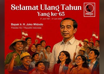 Jejak Pengabdian dalam Karangan Bunga: Mengenang Ulang Tahun ke-65 Joko Widodo