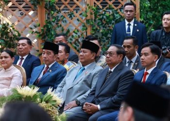Potret Keakraban Tokoh Bangsa: Prabowo, Jokowi, dan SBY Duduk Samping-sampingan di Pernikahan Putra Boy Thohir
