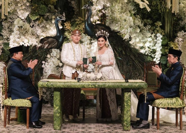 Prabowo dan Jokowi Jadi Saksi Akad Nikah Kasespri Presiden Rizky Irmansyah